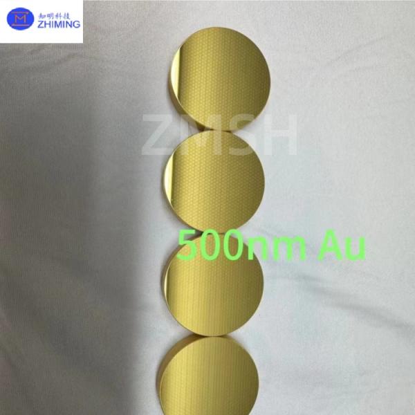 Si Gold Plated Silicon Wafers 2inch 4inch 6inch 8inch Metal Coating Materials Au