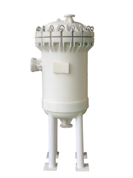 High Pressure Bag Filter Housing Plastic Hydrochloric Acid Dilute Sulfuric Acid