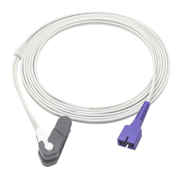 N-ellcor DS-100A SpO2 Sensor Oxi-max Tech 9Pin Adult Finger Clip SpO2 Probe