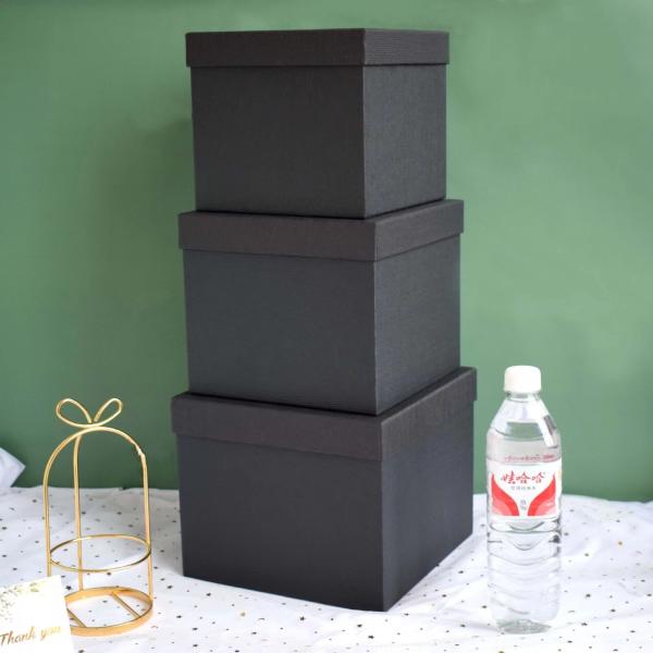 Черная розовая коробка упаковки платья свадьбы Paperboard коробки бумаги свадьбы 210gsm-400gsm
