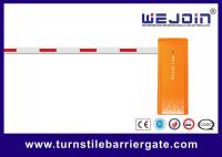 DC 24V Motor Car Park Barrier Gate With 6m Straight Arm For Parking Lots