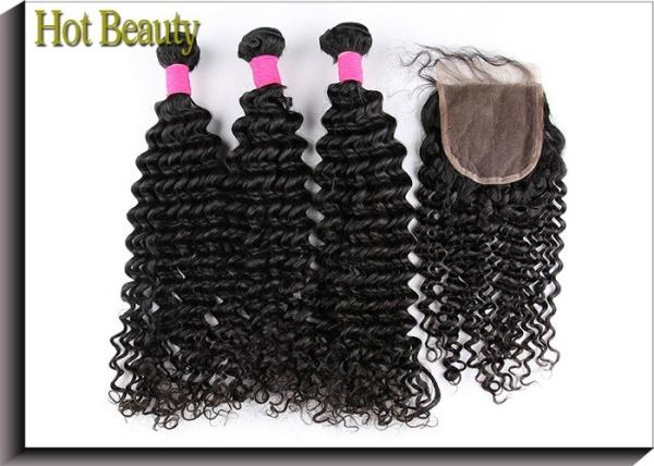 5A Grade Brazilian Human Hair Charming Deep Wave  Brazilian Hair Extensions