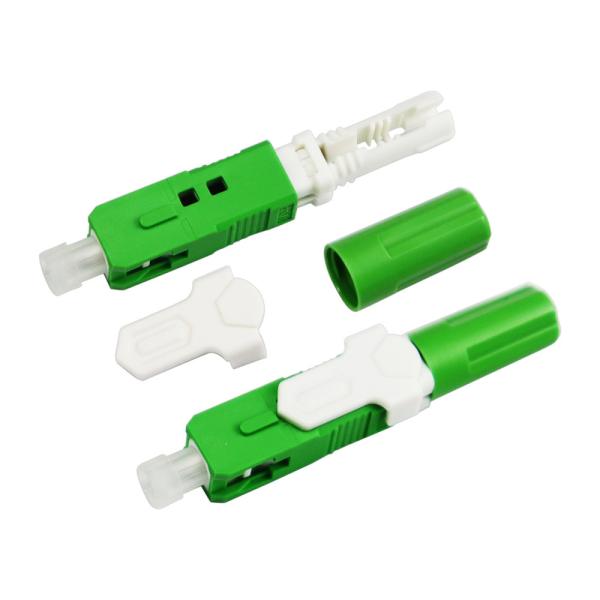 Fiber Optic Fast Connector SC/APC Singlemode Fiber Optic PrePolished Connector Embedded for CATV Network