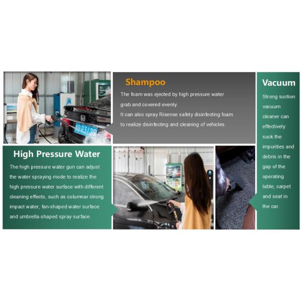 800*580*1750mm Self Service Car Wash Machine With Shampoo Consumption Of 4ml/Min