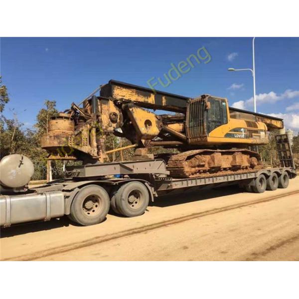 FUWA / BPW Axle Low Bed Semi Trailer High Tensile Steel Q345B Material