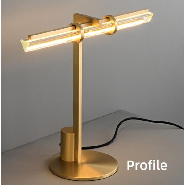 JYLIGHTING современный скандинавский простой роскошный светодиодный настольный лампа медное стекло для спальни гостиницы гостиничная гостиная Студия диван угловой свет