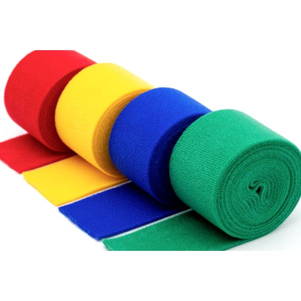 Dansky Custom Color and Size Double Side Fabric Loop Soft Nylon Fabric Reusable Loop Tape Soft Loops