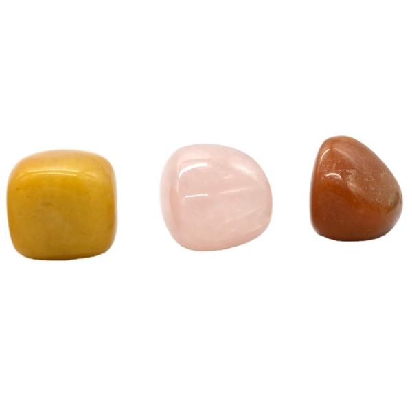 Engraving Carving Type Mix Gems Natural Tumbled Stones for Purple Healing Reiki Crystal Jewelry Making and Home Decoration