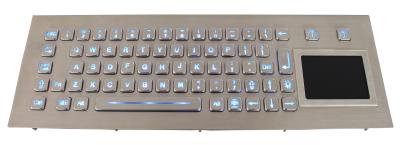 Teclado Backlit áspero de USB de 70 chaves com o teclado do quiosque do Touchpad