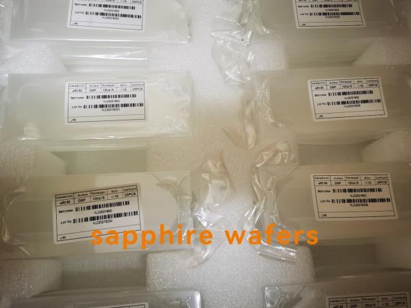 Dia50.8mm Thic100+/-15um Sapphire Wafer Sapphire Window High Optical Transmittance DSP/SSP