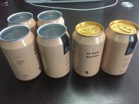 Latas de cerveja de alumínio de encolhimento feitas sob encomenda das luvas com tampas 12oz 16oz