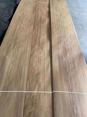 OEM Smoked Oak Veneer Crown Cut 2mm Thickness Interior Decoration Use