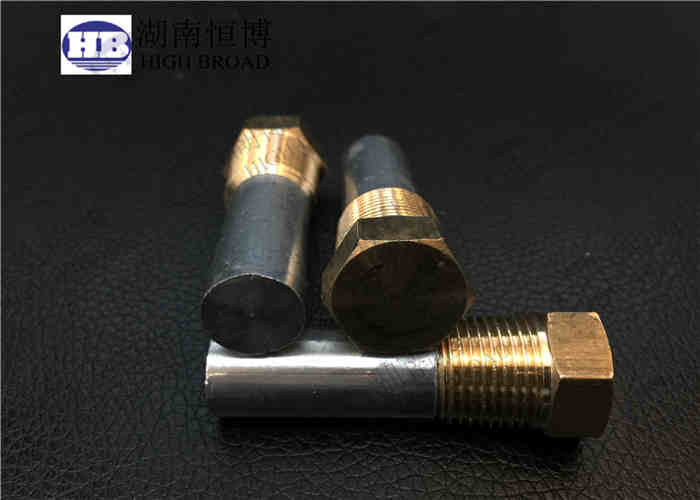 ASTM B418-95 Анодный стержень водонагревателя Полный цинковый анод для морских двигателей