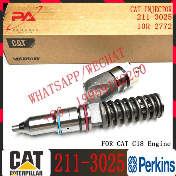 C-a-t Diesel Fuel Common Rail Injector 211-3025 10R-0955 10R-7228 10R-2772 10R-7231 For Caterpillar Excavator C18