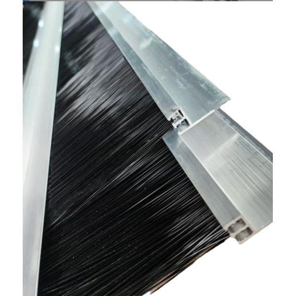 Настраиваемый двойной ряд алюминиевого сплава щетка Предотвращение пыли щетка полоска уплотнения щетка