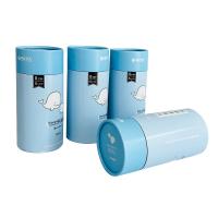 Conteneurs imprimés colorés de carton de cylindre de cercle pour la brosse à dents d'enfants