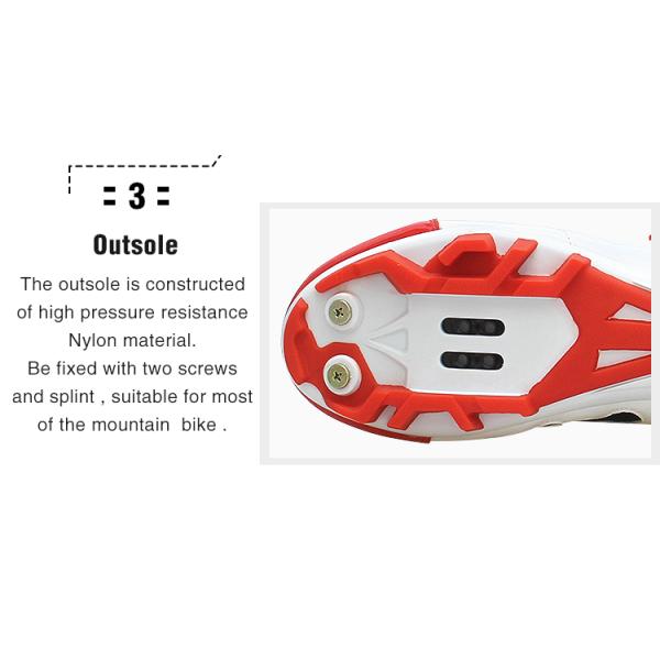 Versatile Mens MTB Cycling Shoes Water Resistant With Special Buckle D-Link