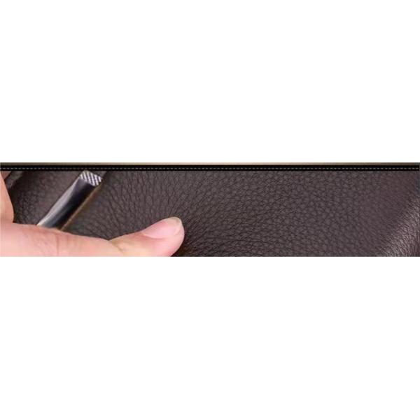 GENUINE LEATHER Men's Front Pocket Wallet Custom Logo Purse Thin Rfid Blocking Card Holder