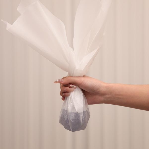 Serviette de table jetable blanche imperméable pour ongles