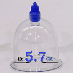 J4 2.7cm Cellulite Cupping Massage Vacuum Therapy Cupping Cup with High Transparency