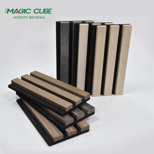 Competitive Price wall panels MDF akupanel wood slatted wall acoustic felt panels for interior decoration Wall And Ceiling