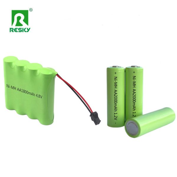 OEM ODM Ni-MH Battery Pack 4.8V 1800mAh 500 Cycles Rechargeable AA Battery Pack for Electric Meter
