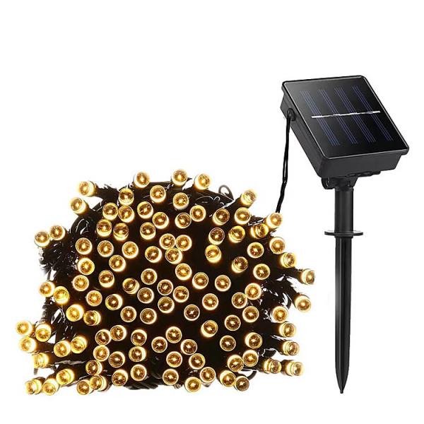 12m 100LEDs Solar Powered Fairy Lights Waterproof String Lights for Garden Decoration