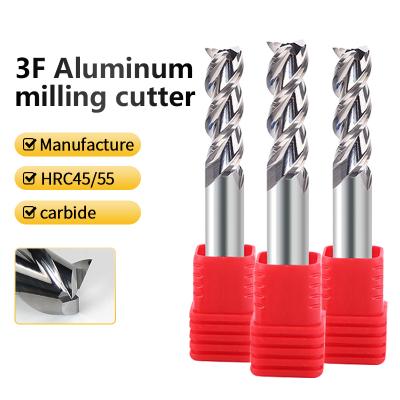 YingBa CNC Router Machine End Mills High Precision 3-Flute Carbide Alloy Thread Cutter Aluminum Milling High Speed Steel OEM