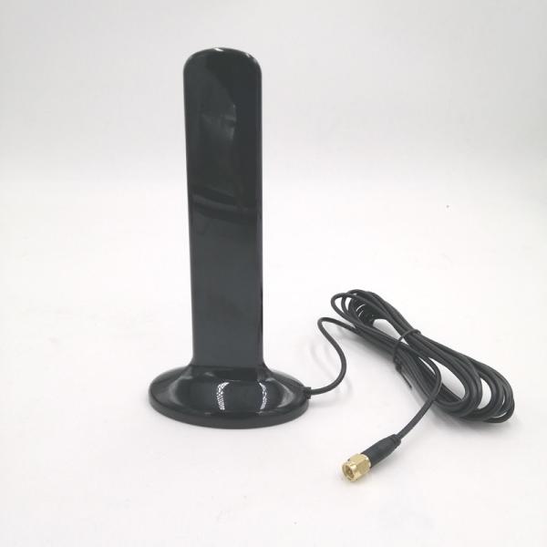 4G Sma Mag Mount Vehicle Antenna Chuck SMA Male RG174 Line 3m Router Gateway Vehicle Sailboat Knife Type Flat Antenna