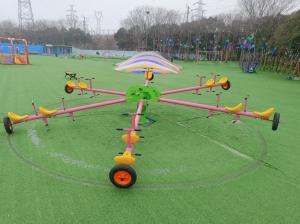 Unpowered Park kid's Multi-person Seesaw Rides Outdoor Playground Equipment