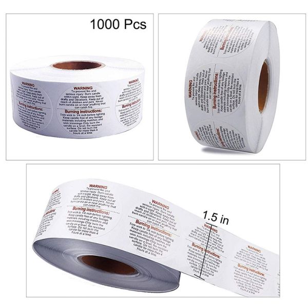 Warning Attention PVC Label Sticker For Shipping Transportation