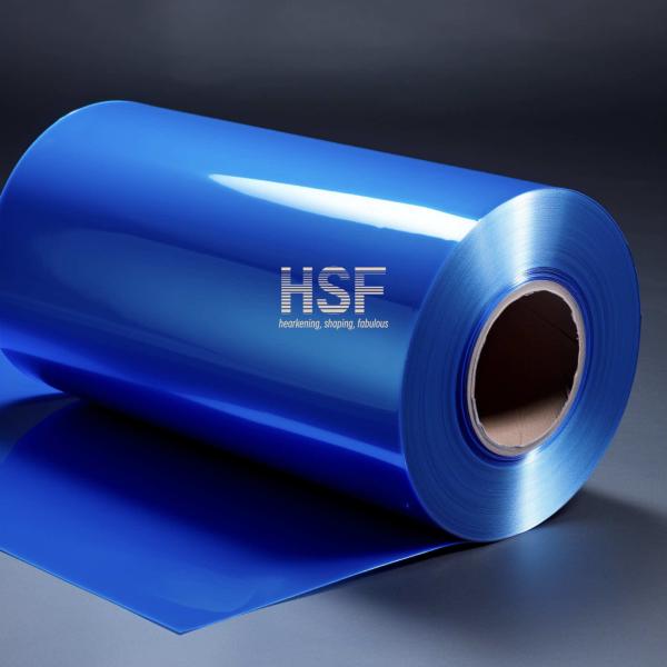 75uM Opaque Blue MOPP Silicone Release Film Width 1300mm