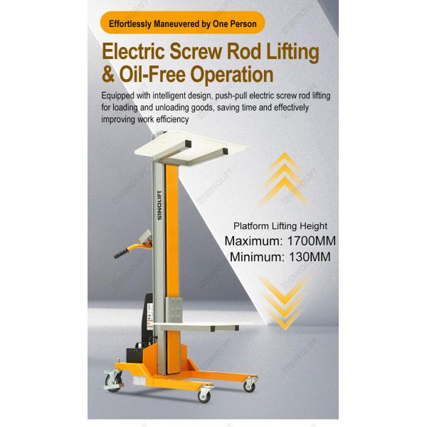 SINOLIFT ESG100 ESG150 Lightweight Electric Screw Stacker