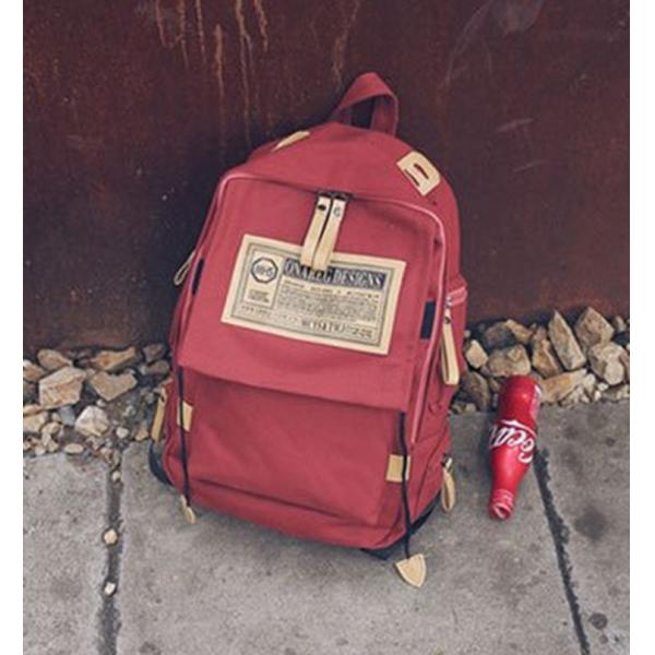 Custom new wholesale fashion Korean school boys custom canvas shoulder bag female large capacity travel backpack