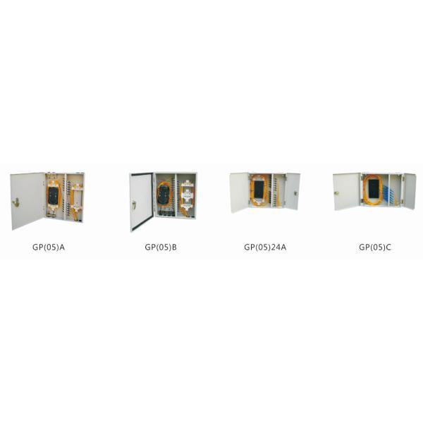 Wall Mounted Outdoor Fiber Termination Box With PLC Splitter Insert Cassette