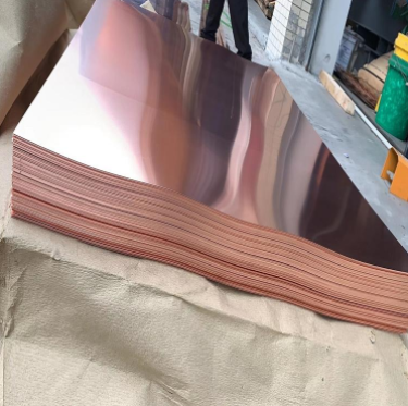 Polished Metal Copper Plate Purple Red Pure C10100 C36000 3mm Thick 99.9%