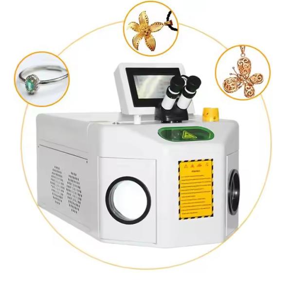 200W Jewelry Laser Welding Machine for Silver Gold Chains Necklaces 0.5-10ms Pulse Width Focal Spot Diameter of 0.2 2.0 mm