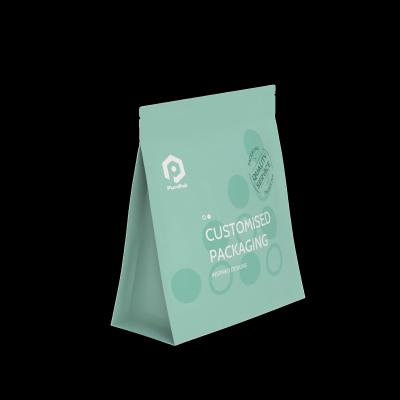 Customization Printed Flexible Coffee Packaging Flat Bottom Plastic 250g 500g 1kg 1lb Empty Coffee Bags with Valve and Zipper