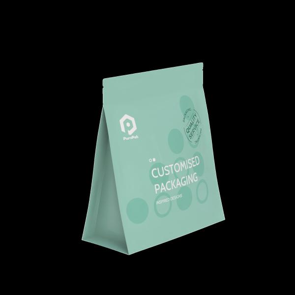 Customization Printed Flexible Coffee Packaging Flat Bottom Plastic 250g 500g 1kg 1lb Empty Coffee Bags with Valve and Zipper