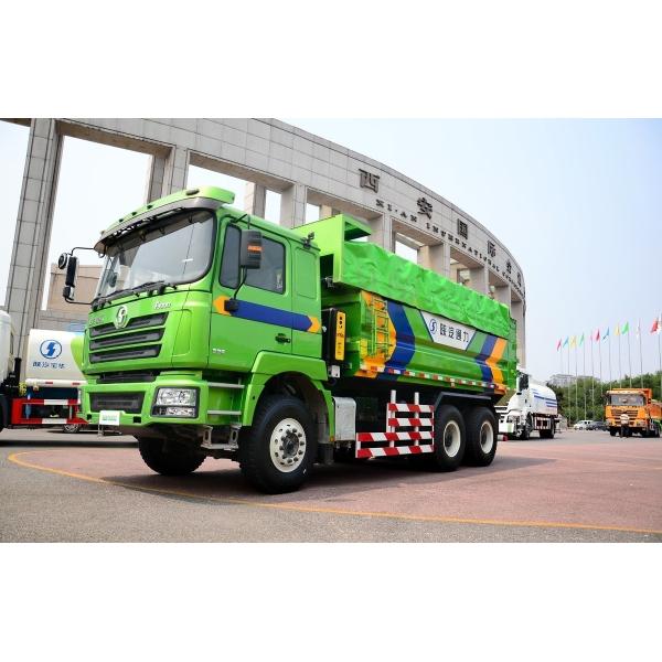 Camión de remaches Shacman Gran construcción Equipo de transporte Vehículos camión de descarga