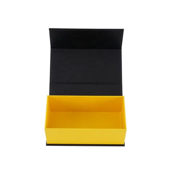 UV Printing Rigid Cardboard Foldable Magnetic Gift Box with Recycled Materials and Magnetic Closure