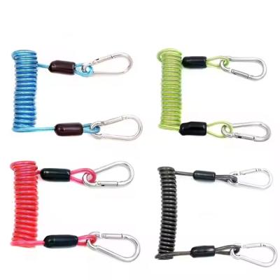 Underwater Flexible Diving Spring Coil Lanyard For Scuba Swimming