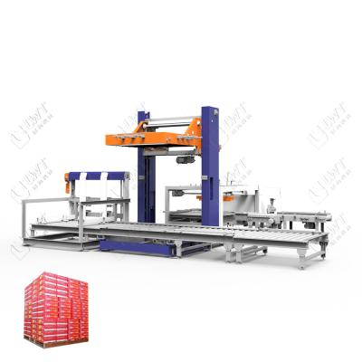 Máquina de paletização automática de caixas de galpão, caixas de embalagem de caixas de cartão