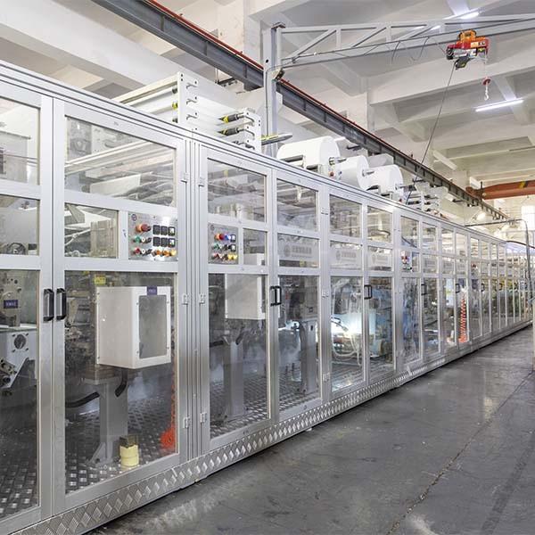 Lower Energy Underpad Production Line 380V 50HZ Full Automatic Stacker with CE
