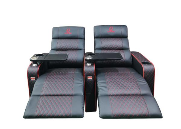 Polyester Foam 150MM Arm Recliner Sofa Set Modern Seating Chair