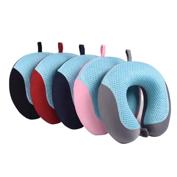 Doctor Recommended Neck Support Pillow Memory Foam Travel Pillow for Camping 0.5-1 Kg