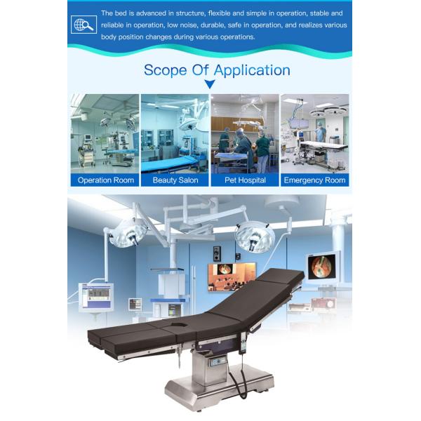 Electric Leg Plate Surgical Operation Table / Radiolucent Orthopedic Operating Table