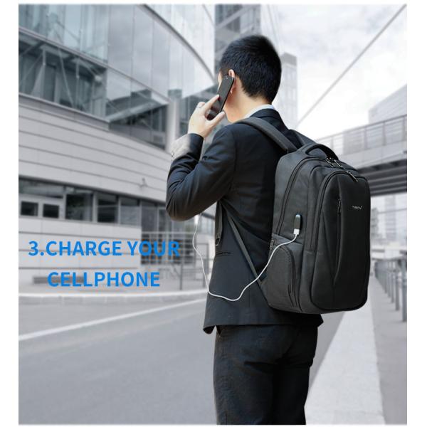 T-B3399 Waterproof Travel Laptop Backpack Anti Theft Lightweight Mochila Men With Usb