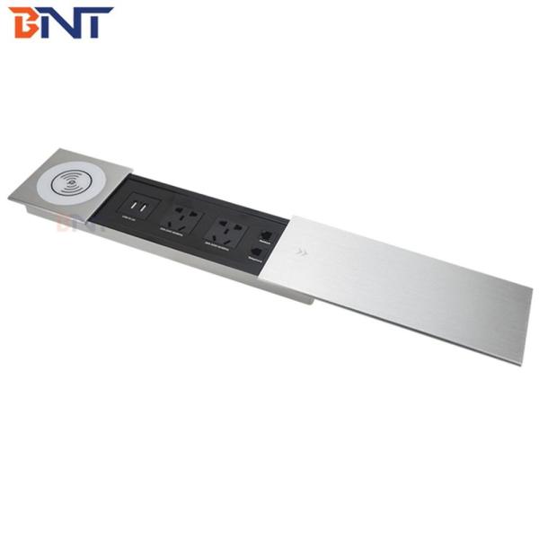 BNT Universal electric power wireless charger sliding table power socket