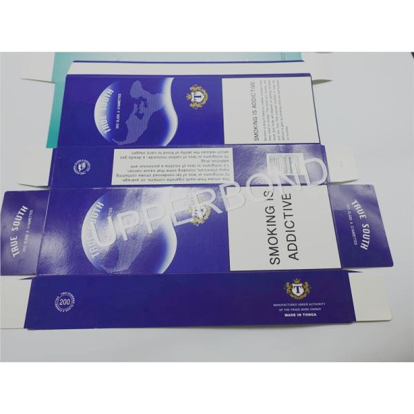 Картонная коробка фотогравюры и офсетной печати для табачной промышленности